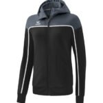 ERIMA Damen CHANGE by erima Trainingsjacke mit Kapuze grau weiß