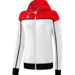 ERIMA Damen CHANGE by erima Trainingsjacke mit Kapuze weiß rot