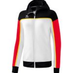 ERIMA Damen CHANGE by erima Trainingsjacke mit Kapuze weiß schwarz