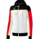 ERIMA Damen CHANGE by erima Trainingsjacke mit Kapuze weiß schwarz