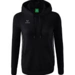 ERIMA Damen Essential Team Kapuzensweat schwarz grau