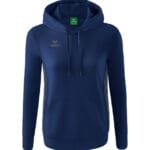 ERIMA Damen Essential Team Kapuzensweat blau grau