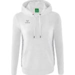 ERIMA Damen Essential Team Kapuzensweat weiß grau