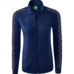 ERIMA Damen Essential Team Tracktop Jacke blau grau