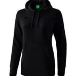 ERIMA Damen Kapuzensweat schwarz
