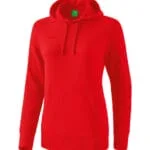 ERIMA Damen Kapuzensweat rot