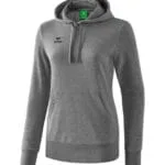 ERIMA Damen Kapuzensweat grau