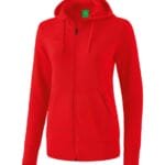 ERIMA Damen Kapuzensweatjacke rot