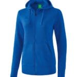 ERIMA Damen Kapuzensweatjacke blau