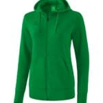 ERIMA Damen Kapuzensweatjacke grün