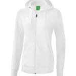 ERIMA Damen Kapuzensweatjacke weiß