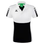 ERIMA Damen Six Wings Poloshirt schwarz weiß