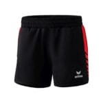 ERIMA Damen Six Wings Worker Shorts schwarz rot