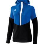 ERIMA Damen Squad Kapuzensweat blau schwarz