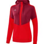 ERIMA Damen Squad Kapuzensweat rot