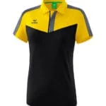 ERIMA Damen Squad Poloshirt gelb schwarz