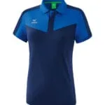 ERIMA Damen Squad Poloshirt blau