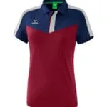 ERIMA Damen Squad Poloshirt blau rot