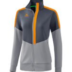 ERIMA Damen Squad Worker Jacke grau orange