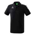 ERIMA Kinder Essential 5-C Poloshirt schwarz weiß