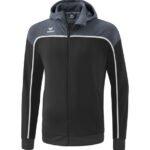 ERIMA CHANGE by erima Trainingsjacke mit Kapuze grau weiß