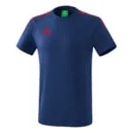 ERIMA Essential 5-C T-Shirt blau rot