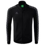 ERIMA Kinder Essential Team Tracktop Jacke schwarz grau