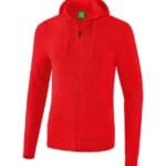 ERIMA Kapuzensweatjacke rot