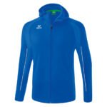 ERIMA Kinder LIGA STAR Trainingsjacke mit Kapuze blau weiß