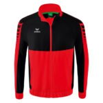 ERIMA Kinder Six Wings Präsentationsjacke rot schwarz