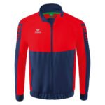 ERIMA Kinder Six Wings Präsentationsjacke blau rot