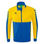 ERIMA Six Wings Worker Jacke blau gelb