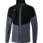 ERIMA Kinder Squad Allwetterjacke schwarz grau