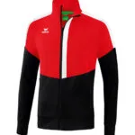 ERIMA Kinder Squad Worker Jacke rot schwarz