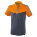 ERIMA Squad Poloshirt orange grau