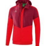 ERIMA Squad Tracktop Jacke mit Kapuze rot