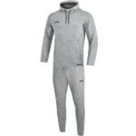 JAKO Jogginganzug Premium Basics mit Kapuzensweat grau F40