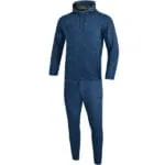 JAKO Jogginganzug Premium Basics mit Kapuzensweat blau F49