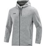 JAKO Damen Kapuzenjacke Premium Basics grau F40