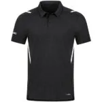 JAKO Damen Polo Challenge schwarz weiß F501