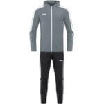 JAKO Damen Trainingsanzug Polyester Power mit Kapuze grau F840