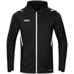 JAKO Damen Kapuzenjacke Challenge schwarz weiß F802