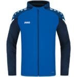 JAKO Damen Kapuzenjacke Performance blau F403