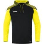 JAKO Damen Kapuzensweat Performance gelb schwarz F808