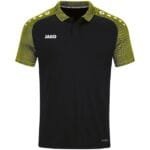 JAKO Damen Polo Performance gelb schwarz F808