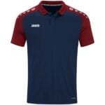 JAKO Damen Polo Performance blau rot F909