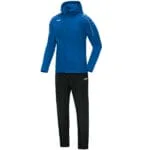 JAKO Damen Präsentationsanzug Classico mit Kapuze blau F04
