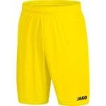 JAKO Kinder Sporthose Manchester 2.0 mit JAKO Logo, ohne Innenslip gelb F03