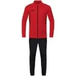 JAKO Kinder Trainingsanzug Polyester Challenge rot schwarz F101