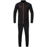 JAKO Damen Trainingsanzug Polyester Challenge schwarz orange F807